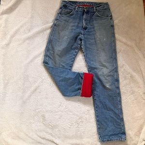 Vintage Wrangler Flannel Lined Jeans